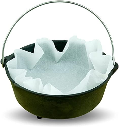 CampLiner Disposable Dutch Oven Liners ??20 Pack Extra-Thick Parchment Paper Rounds for