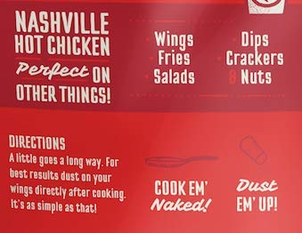 Kosmos Q Nashville Hot Chicken Seasoning Wing Dust, Savory & Spicy Chicken Seasoning For Wings