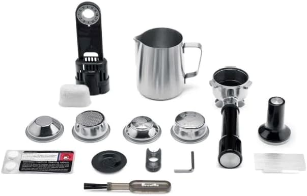 Breville Dynamic Duo Dual Boiler Espresso Machine and Smart Grinder Pro Package, Stainless Steel