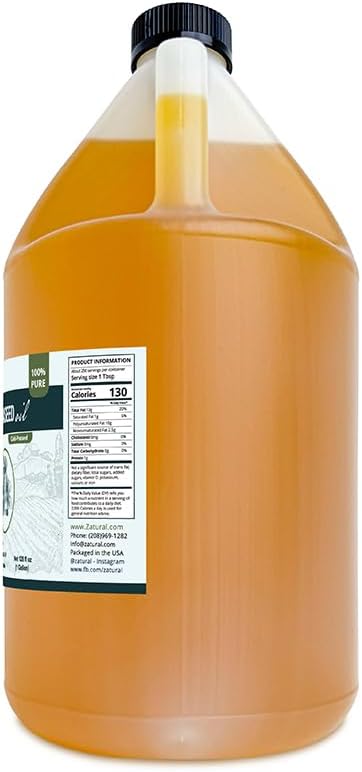 Zatural Flaxseed Oil Naturally Grown 100% Pure Flax Seeds Cold Pressed Vegan Omega Fatty Acids