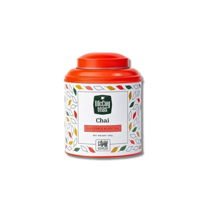 McCoy Teas Chai Tea Flavored Black Loose Leaf Tea Make Hot or Cold Ice and Brews with Premium Tea