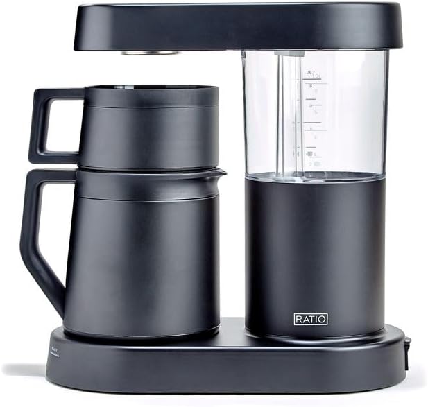 Ratio Six Series 2 Coffee Machine - Automatic Drip Coffee Maker - 1.25L/40oz - Brews 2-8 Cups