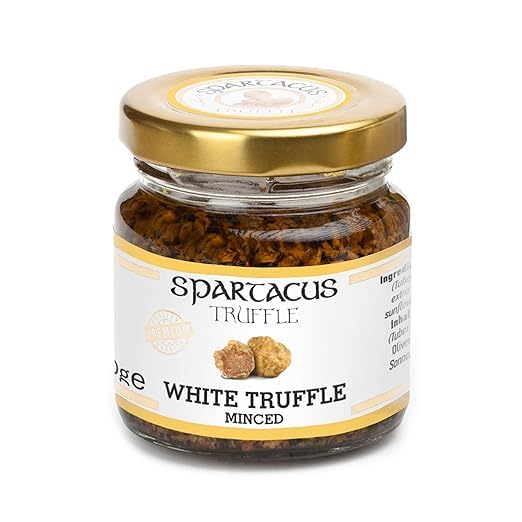 Spartacus White Truffle, Chopped, Preserved in Extra Virgin Olive Oil, The Perfect Gourmet