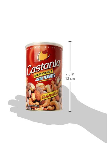 Castania BBQ Lebanese Nuts, Mixed Kernels with Kri Kri, Pistachios, Almonds, Cashews, Hazelnuts, &