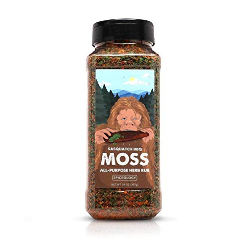 Spiceology & Sasquatch BBQ - Moss Seasoning - All-Purpose Herb Spice Rub - Use On: Pork, fish