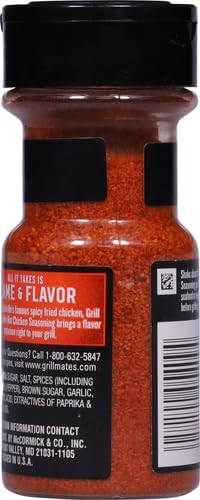 McCormick Grill Mates Nashville Hot Chicken Seasoning, 3 oz (Pack of 2)