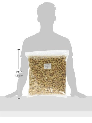 Dry Roasted Cashews Himalayan Salted (4 Lbs.) - Baked in Small Batches for Added Freshness - Oven
