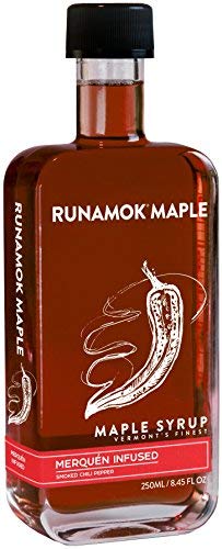 Runamok Maple Hot + Spicy Infused Maple Syrup - Authentic & Real Vermont Maple Syrup | Smoked Chili