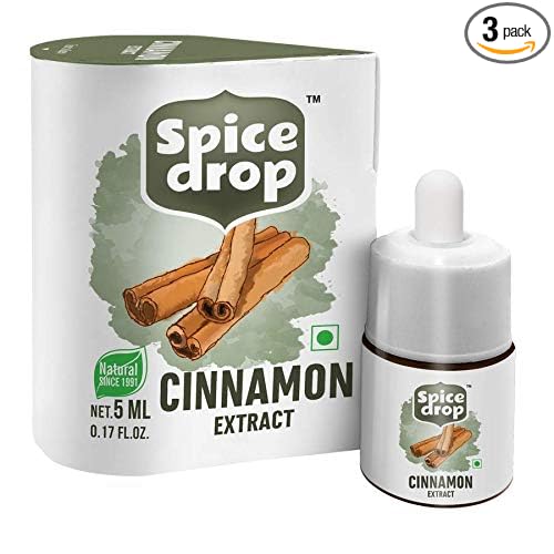 Spice Drop Cinnamon Cassia Extract – Baking, Cooking, Smoothie, Dessert, Coffee, Tea | Premium