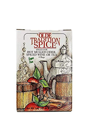 Olde Tradition Spice: Mulling Spices in Tea Bags for Apple Cider, Mulled Wine, Glühwein, Hot Toddy
