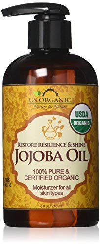 US Organic Jojoba Oil, USDA Certified Organic,100% Pure & Natural, Cold Pressed Virgin, Unrefined