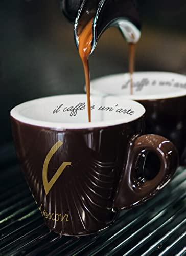V Vescovi Espresso Intenso | Premium Italian Ground Espresso | Medium Roast | For Moka and Espresso