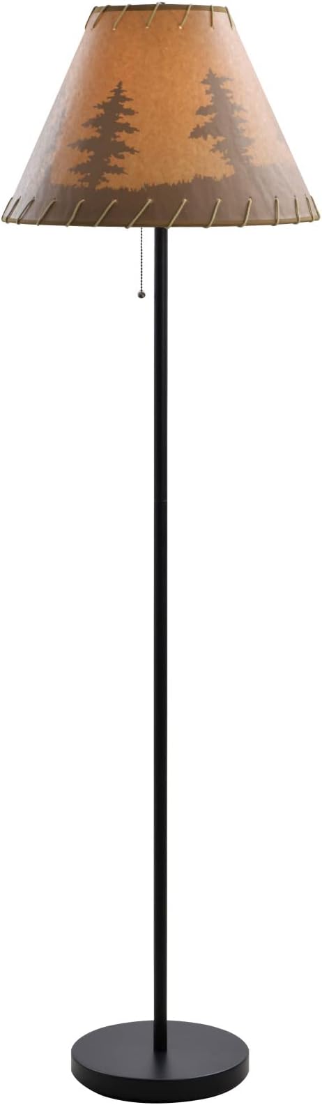 Catalina Lighting 19910-000 Rustic Cabin Lodge Floor Lamp, Standing Lamp, Living Room Light for