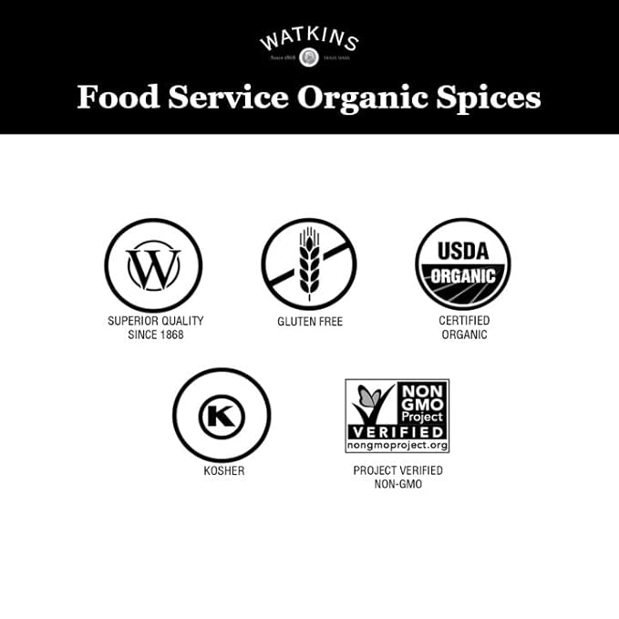 Watkins Gourmet Spice, Organic Cayenne Pepper, Bulk Food Service Size, 16.5 oz (Pack of 1)