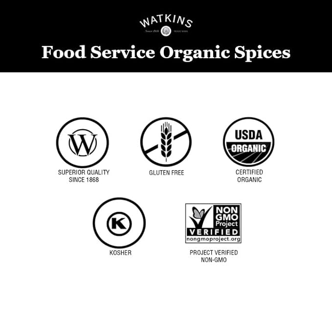 Watkins Gourmet Spice, Organic Ground Cumin, 16.8 oz. Bottle, 1 Count (21807)