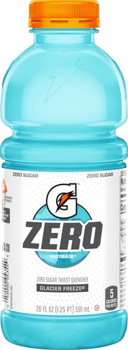 Gatorade Zero Glacier Freeze Thirst Quencher, 20 Fl Oz Bottle