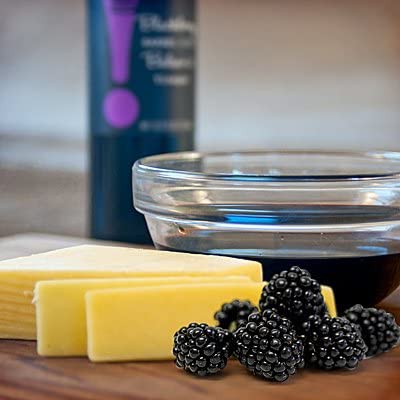 OMG! Oils: Gourmet Blackberry Barrel-Aged Balsamic Vinegar (Perfect for Dipping, Marinades, Glazing