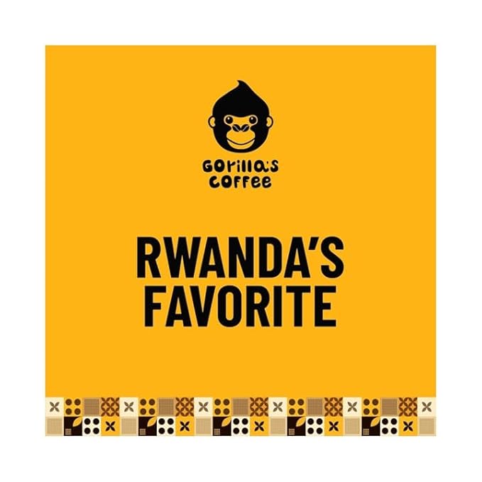 Gorilla's Coffee 100% Arabica - Dark Roast Ground Coffee, Fair Trade, Full Bodied, with Bold with a