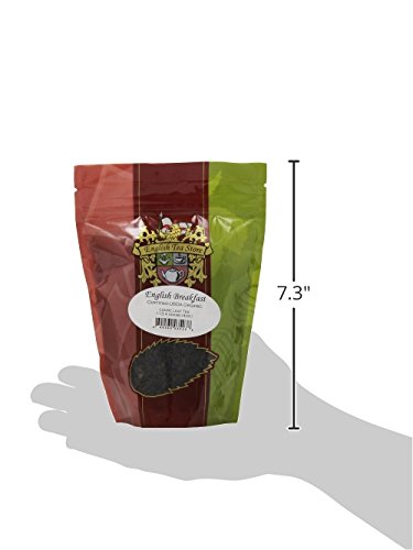 Organic English Breakfast Tea Loose Leaf | 4oz Pouch | Bold Bright Coppery Taste | Medium Caffeine