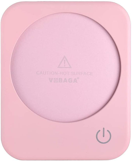 VOBAGA Coffee Mug Warmer with 4 Hours Auto Shut-Off, Coffee Warmer Plate for Office Home Desk Use