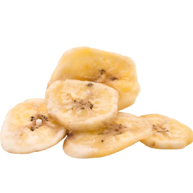 Gerbs Unsweetened Banana Chips 14 oz. | Unsulfured, No Additives, Resealable Bag | Naturally Crisp