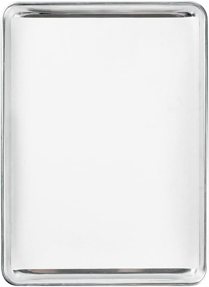 Restaurantware Pastry Tek 12 x 16 Inch Parchment Paper Sheets 1000 Greaseproof Baking Sheets For Oven - Pre-Cut Double-Sided Silicone Coating White Paper Nonstick Baking Sheets Half-Size