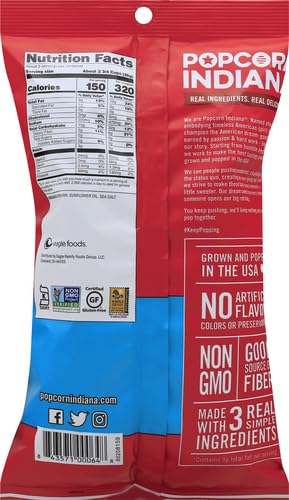 Popcorn, Indiana Sea Salt, 2.1-Ounce (Pack of 6)