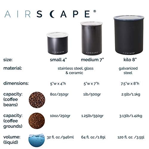 Planetary Design Airscape Stainless Steel Coffee Canister | Food Storage