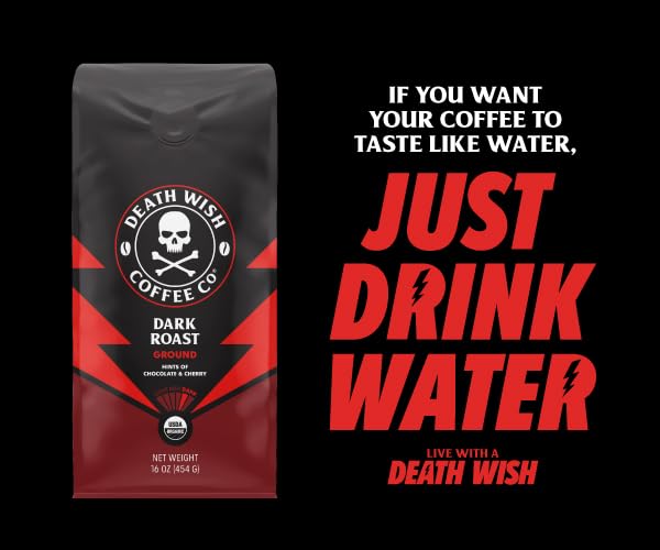 Death Wish Coffee - Single Serve Pods - Dark Roast Coffee Pods - Made with USDA Certified Organic