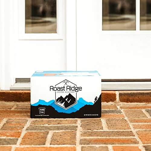 Roast Ridge Single Serve Coffee Pods for Keurig K-Cup Brewers, Blueberry Cobbler, Medium Roast, 100