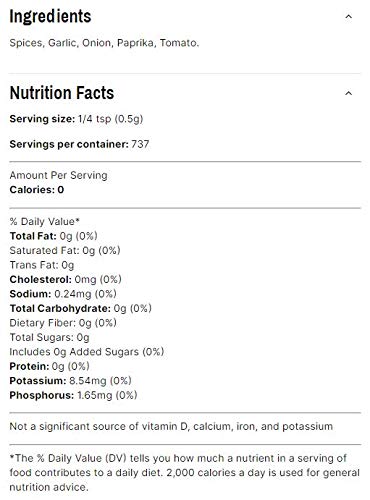 Spiceology - Pizza Pie Salt Free Seasoning - Use On: French fries, Pulled Pork, Chicken, Beef