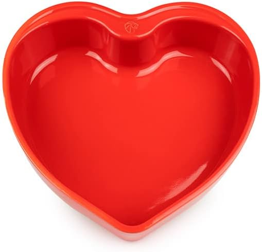 Peugeot Appolia Heart Baking Dish, 57oz, Red