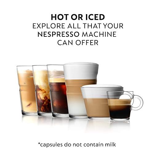 Nespresso Capsules Original Line, Morning Lungo Blends Variety Pack, Mild to Medium to Dark Roast