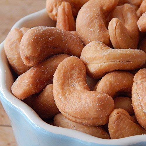 Dry Roasted Cashews Himalayan Salted (2 Lbs.) - Baked in Small Batches for Added Freshness - Oven