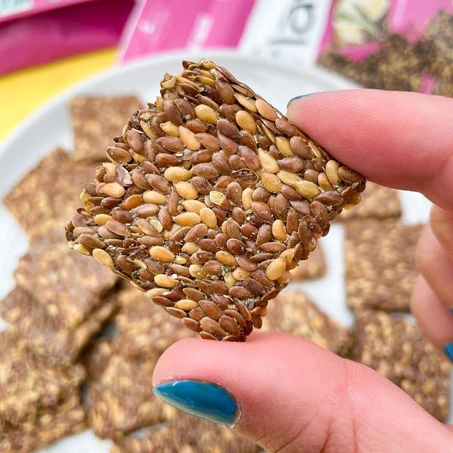 Flackers Organic Rosemary Flaxseed Crackers, 5 Ounce 6-Pack, Gluten Free, Non GMO, Vegan, Keto