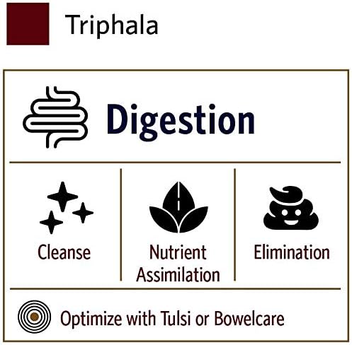 Organic India Triphala - Herbal Supplement with Amla, Bibhitaki, Haritaki, Digestion & Colon