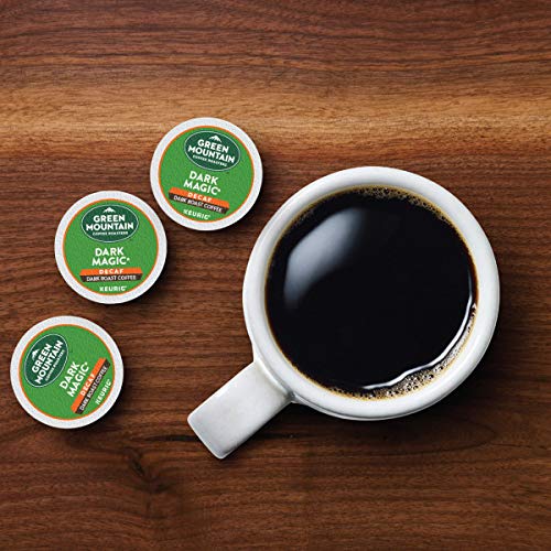 Green Mountain Coffee Roasters Dark Magic Decaf Keurig Single-Serve K-Cup pods, Dark Roast Coffee