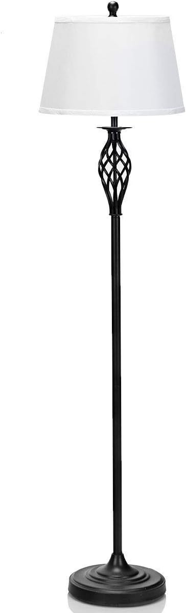 Tangkula Lamp Set 3-Piece Modern Home Living Room Bedroom Antique Bronze Finish Lamps, Floor Lamp
