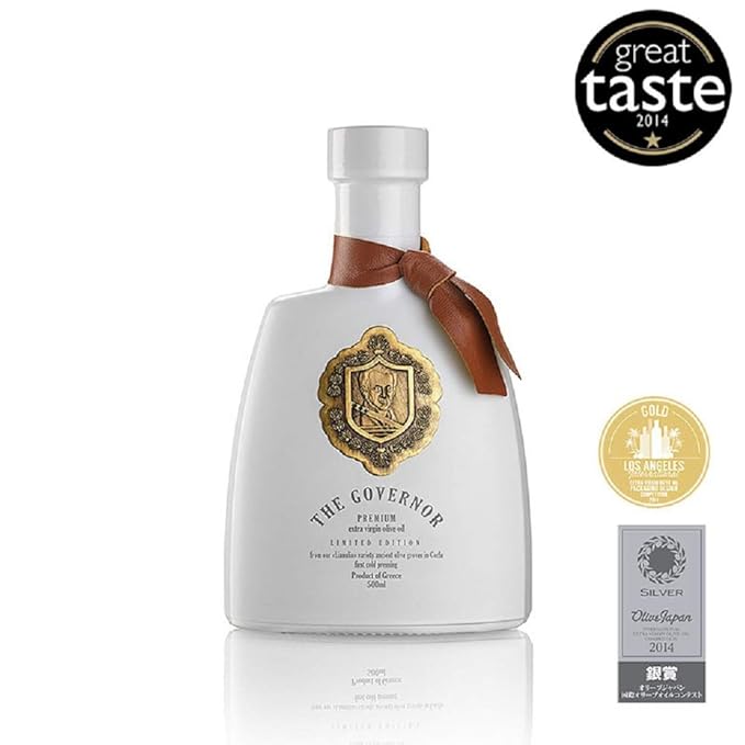 The Governor Limited Edition Extra Virgin Olive Oil - Unfiltered, Cold-Pressed, Early Harvest