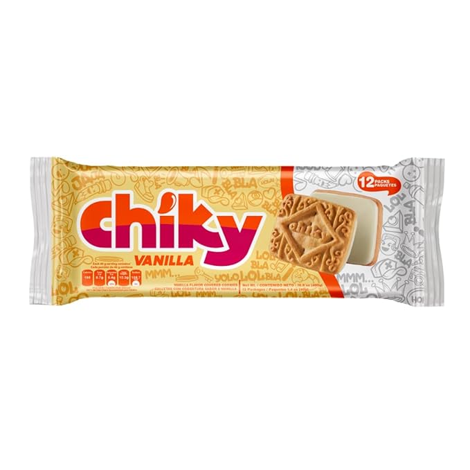 Chiky Vanilla Fudge Cookies, Crunchy & Sweet, Smooth Cream Center, Crispy Texture That Melts In