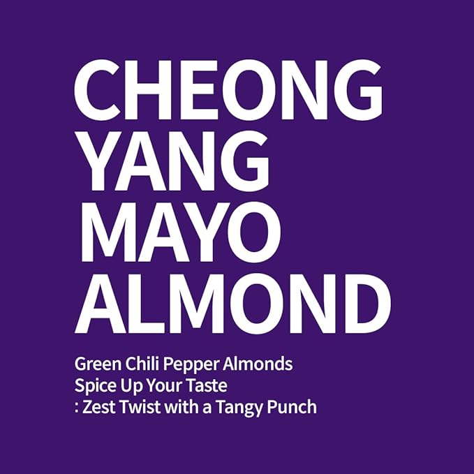 [Official Gilim HBAF] Korean Spicy Green Chili Mayo Seasoned Almonds Nut Protein Snack | Nutritious