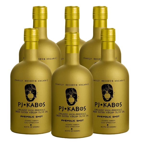 P.J. KABOS 2024/25 Harvest, Extremely High Phenolic (1000+ mg/kg), USDA Organic Greek Extra Virgin