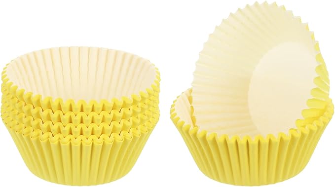 uxcell 300 Pcs Cupcake Liners, Muffins Paper Baking Cups Wrappers Standard Greaseproof for Baking