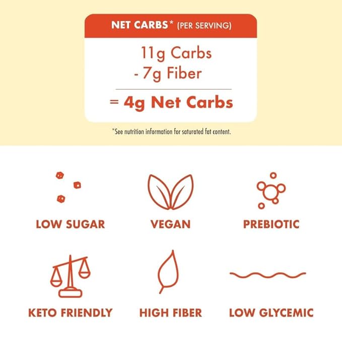 Rip Van Vanilla Keto Wafer Cookies, Healthy Vegan Snack, Non GMO, Low Carb, Low Sugar (1g), Low