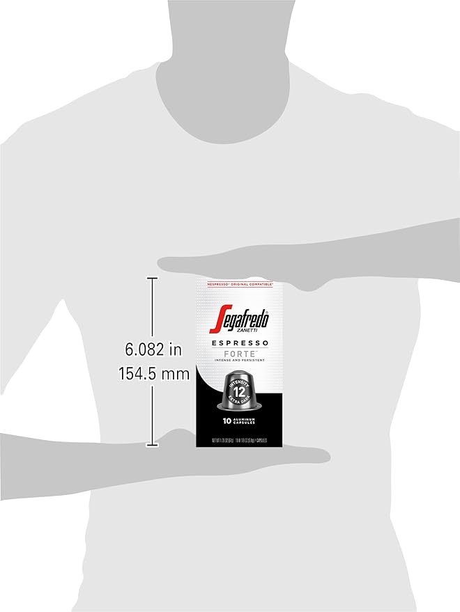 Segafredo Zanetti Espresso Capsules – Aluminum Pods for Nespresso Original Machines – Extra Dark