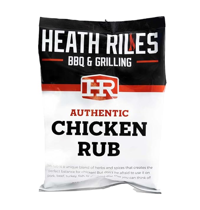 Heath Riles BBQ Rub - Chicken Seasoning, Champion Pitmaster Recipe, Legendary Rubs For Smoking &