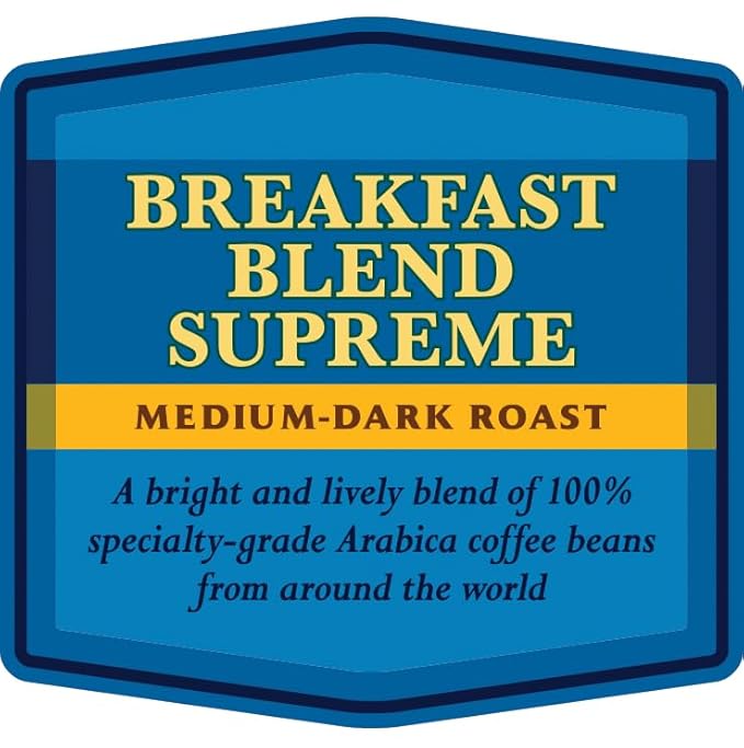 Community Coffee Private Reserve Breakfast Blend Supreme Whole Bean Coffee, Medium Roast, 32 Ounce