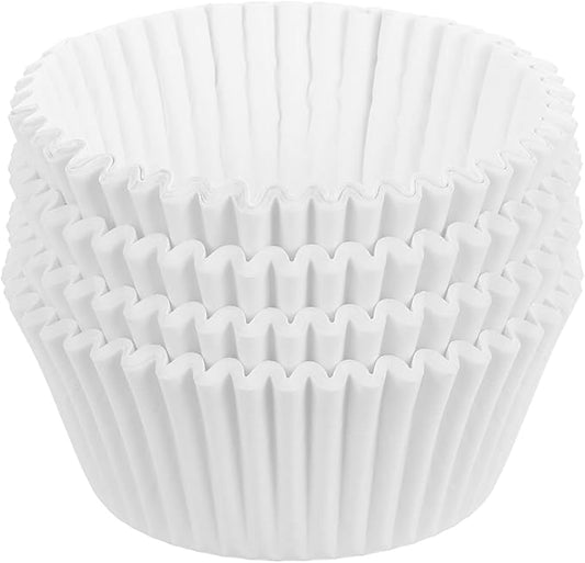 uxcell 100 Pcs Cupcake Liners, Muffins Paper Baking Cups Wrappers Standard Greaseproof for Baking