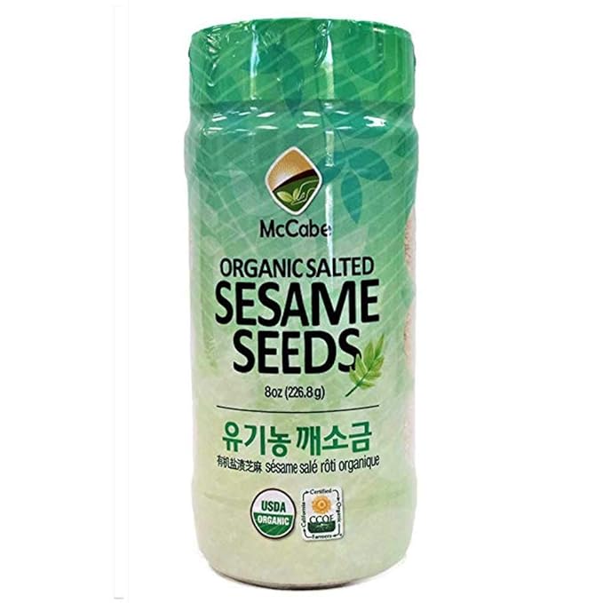 McCabe Organic Sesame Seed (3-Pack) (Roasted Sesame Seed, Salted Sesame Seed and Roasted Black