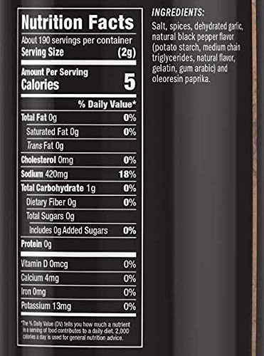 Kosmos Q The Best Classic Steak Seasoning Rub, Garlic Pepper & Paprika BBQ Meat Dry Rub for Prime